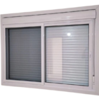 Janela Em Alumínio Branco  Integrada E 2 Folhas De Correr Vidro Incolor 4Mm E Tela Mosqueteiro