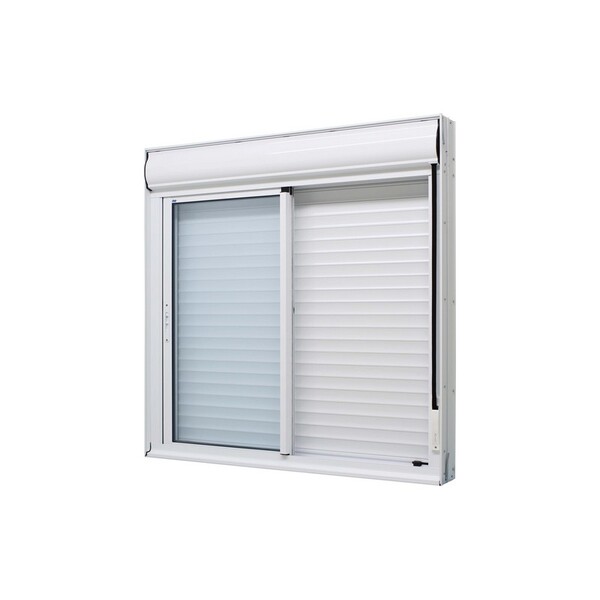 Janela Com Persiana Integrada Em Alumínio Branco Caribe Max 1