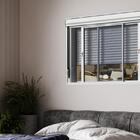 Janela Com Persiana Integrada Maxx 2 Folhas Branco - 120x150