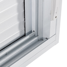 Janela com Persiana Integrada 2 Folhas Alumínio Pintado Branco Blackout Sob Medida Linha 25 OGB Esquadrias