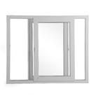 Janela com Proteção Térmica de Correr Lisa PVC Vidro Duplo 6mm 1,00x1,20m Shine