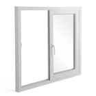 Janela com Proteção Térmica de Correr Lisa PVC Vidro Duplo 6mm 1,00x1,20m Shine