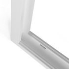 Janela com Proteção Térmica de Correr Lisa PVC Vidro Duplo 6mm 1,00x1,20m Shine