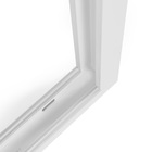 Janela com Proteção Térmica de Correr Lisa PVC Vidro Duplo 6mm 1,20x1,50m Shine