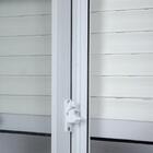 Janela Com Veneziana Integrada Manual 02 Folhas Branco - 120x