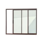 Janela Confort 2 Folhas Vidro Liso 80cm X 80cm Brimak Corten