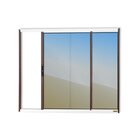 Janela Confort 2 Folhas Vidro Reflex 120cm X 120cm Brimak Mix