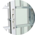 Janela Confort 4 Folhas Com Grade Vidro Liso 120cm X 150cm Br