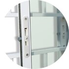 Janela Confort 4 Folhas Com Grade Vidro Reflex 120cm X 150cm