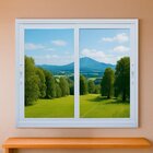 Janela Correr 2 Folhas Vidro 2,00x1,00m Vidro Temperado 6mm F