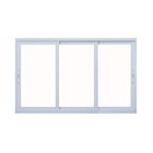 Janela Correr 3 Folhas Vidro 1,50x1,00m Vidro Temperado 6mm F