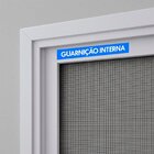 Janela Correr Com Tela Mosquiteira 1,50x1,00m Vidro Temperado