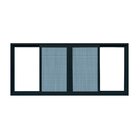 Janela Correr Com Tela Mosquiteira 1,50x1,00m Vidro Temperado