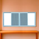 Janela Correr Com Tela Mosquiteira 1,50x1,00m Vidro Temperado