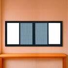 Janela Correr Com Tela Mosquiteira 2,00x1,00m Vidro Temperado