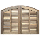 Janela De Abrir / Abrir Em Arco De Madeira Itaúba Esquadrias