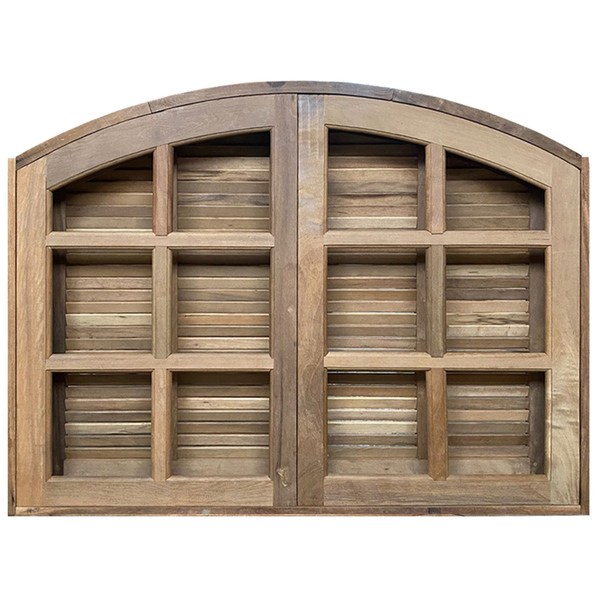 Janela De Abrir / Abrir Em Arco De Madeira Itaúba Esquadrias