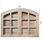 Janela De Abrir / Abrir Em Arco De Madeira Padrão Cedro Baten