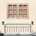 Janela De Abrir / Abrir Reto De Madeira Padrão Cedro Batentes