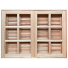 Janela De Abrir / Abrir Reto De Madeira Padrão Cedro Esquadri