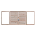 Janela Veneziana de Abrir Madeira Eucalipto EWK 140 1,00x0,80m Rondosul