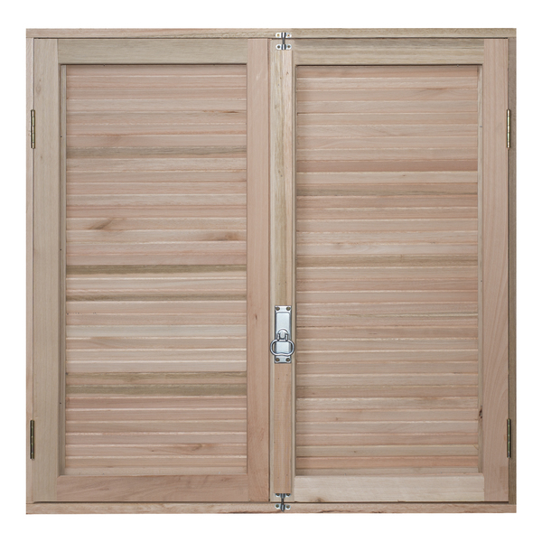 Janela Veneziana de Abrir Madeira Eucalipto EWK 140 1,20x1,40m Rondosul