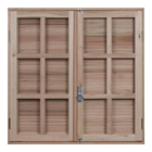 Janela Veneziana de Abrir Madeira Eucalipto EWK 150 1,20x1,40m Rondosul