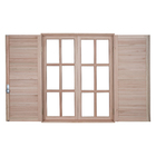 Janela Veneziana de Abrir Madeira Eucalipto EWK 150 1,20x1,40m Rondosul