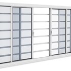 Janela De Aço 100x120cm 4 Folhas Ambiente Principal Sala De E