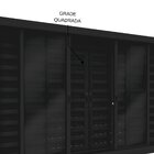 Janela De Aço 6 Folhas Com Grade Facilita Lucasa  Preto