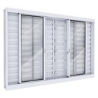 Janela De Aço Com Grade Lucasa Facilita Branco