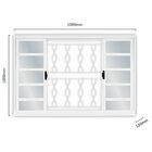 Janela De Aço De Correr 100x100cm 4 Folhas Com Grade Minas Su