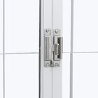 Janela De Aço De Correr Central 100x150cm 4 Folhascom Grade Q