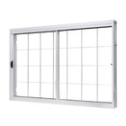 Janela De Aço De Correr Lateral 100x120cm 2 Folhas Com Grade