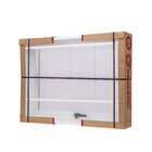 Janela De Aço Maxim-ar 50x50cm Com Grade Quadriculada E Vidro