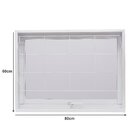 Janela De Aço Maxim-ar 60x80cm Com Grade Quadriculada E Vidro