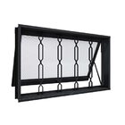 Janela De Aço Maximo Ar Com Grade Mosaico 60x60x7cm Facilitá