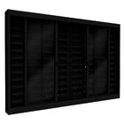 Janela De Aço Veneziana 6 Folhas Com Grade Quadrada E Fecho E