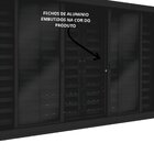 Janela De Aço Veneziana Com Grade Lucasa Facilita Preto