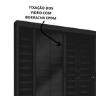 Janela De Aço Veneziana Com Grade Lucasa Facilita Preto