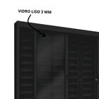 Janela De Aço Veneziana Com Grade Lucasa Facilita Preto