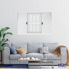 Janela De Aço Veneziana De Correr 100x120cm 4 Folhas Com Grad