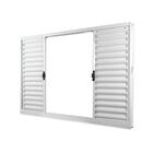 Janela De Aço Veneziana De Correr 100x120cm 4 Folhas Minas Su