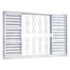 Janela De Aço Veneziana De Correr 100x120cm 6 Folhas Minas Su