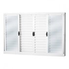 Janela De Aço Veneziana De Correr 100x150cm 6 Folhas Coflx Mg