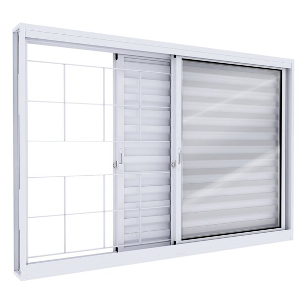 Janela De Aço Veneziana Lucasa Facilita Branco
