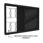 Janela De Aço Veneziana Lucasa Facilita Preto