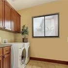 Janela De Alumínio 02 Folhas Branco Classic Com Vidro Fume -