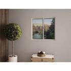 Janela De Alumínio 02 Folhas Classic Branca - 120x120