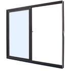 Janela De Alumínio 02 Folhas Classic Preto - 100x100